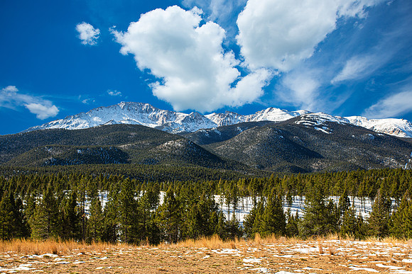 Rocky Mountains near Colorado Springs
