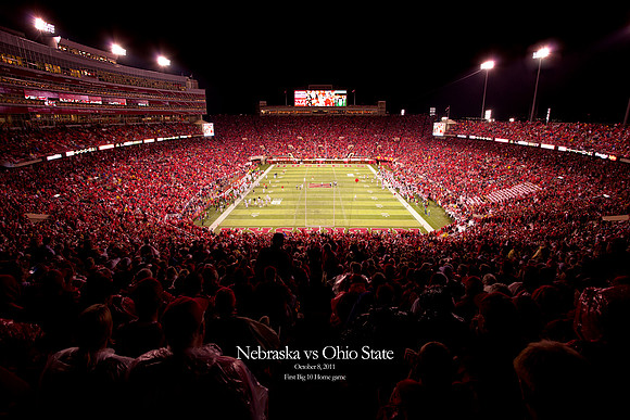 Nebraska vs Ohio State - First home Big 10 game for Nebraska.  October 8, 2011