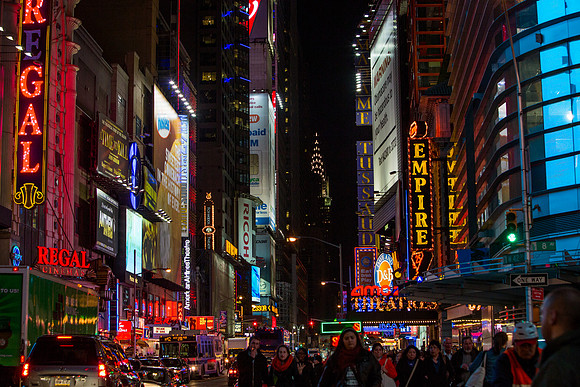 New York City at night