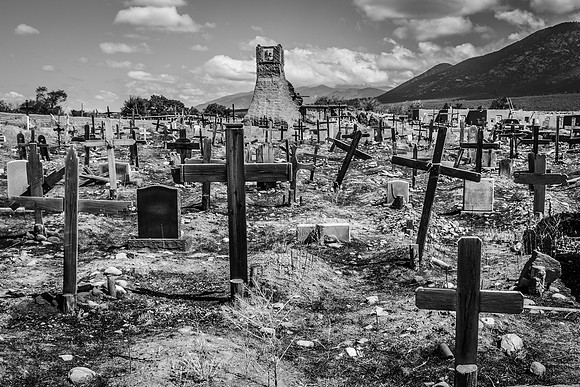 Cemetery in Taos, New Mexico