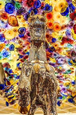 Bellagio horse - Las Vegas, Nevada