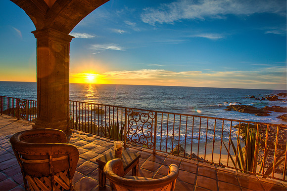 Cerritos Surf Colony Sunset - Cabo San Lucas Mexico