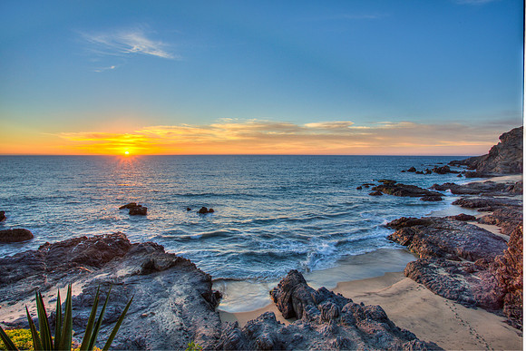 Cerritos Surf Colony Sunset - Cabo San Lucas Mexico