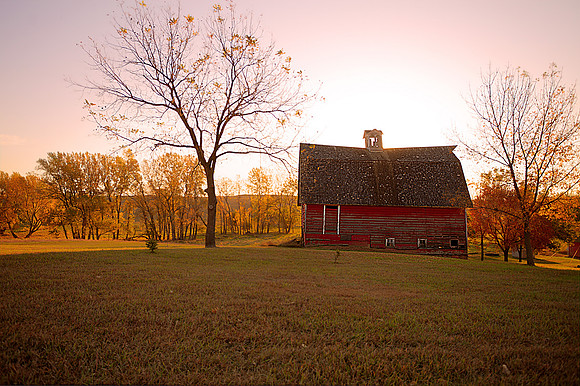 Iowa farmhouse near Sioux City, Iowa