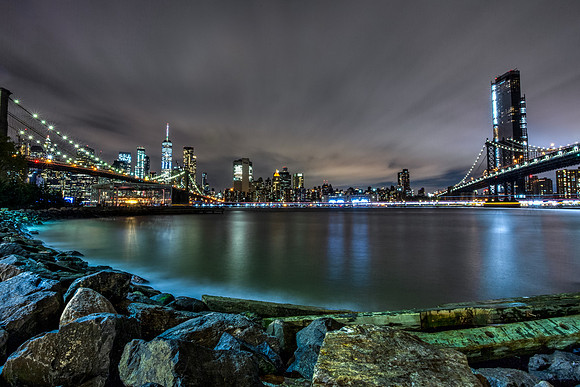 The DUMBO area in New  York